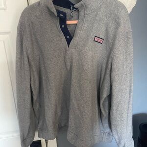Vineyard Vines Quarter Button Sweatshirt